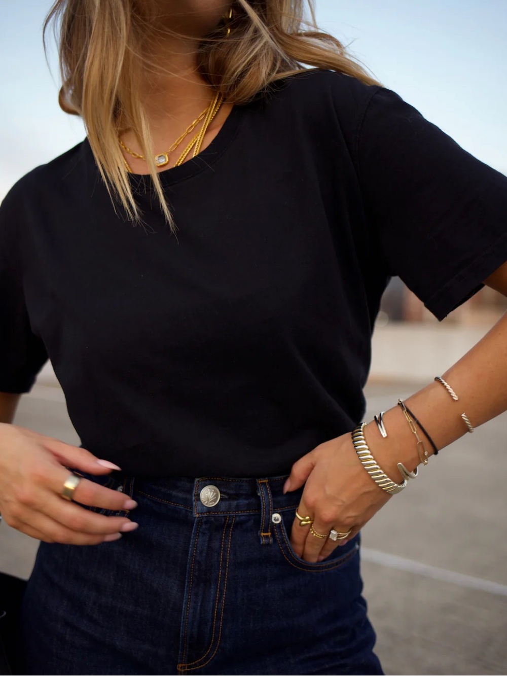 How Do You Wear That Perfect Tee, Black, 100% Supima Cotton